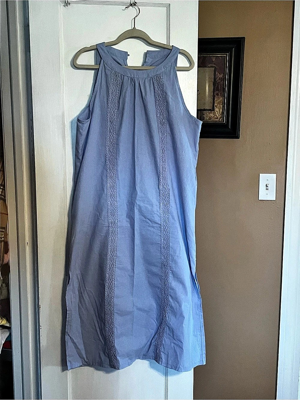 Blue Maxi Dress Size 3XL Like New